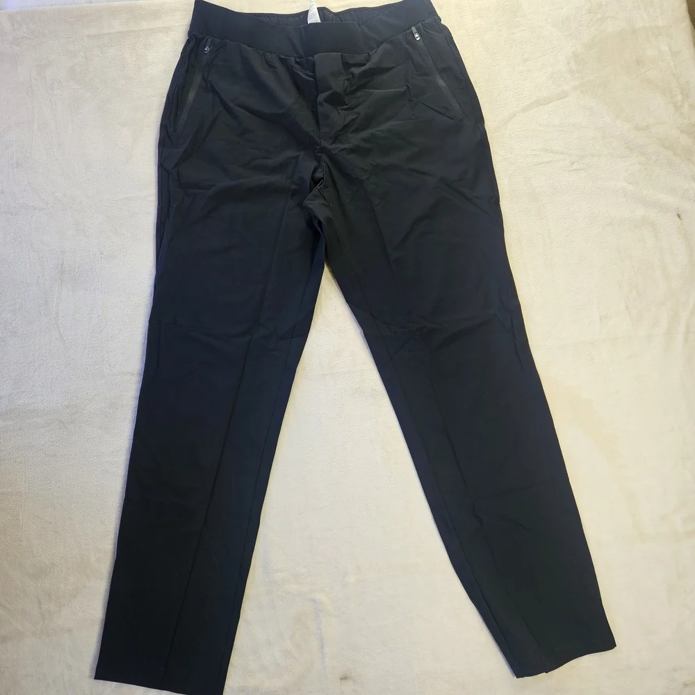 Baleaf Men’s Athletic Pants Black Size M Stretch Lightweight UPF 50+ Quick Dry